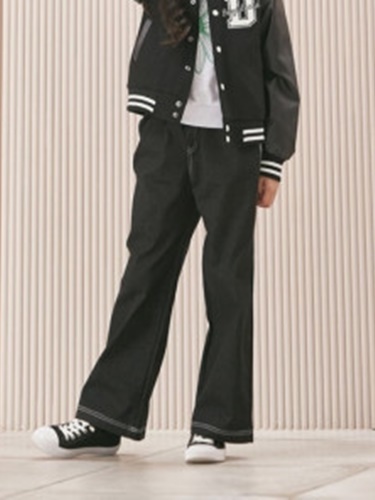 Wide Denim Pants