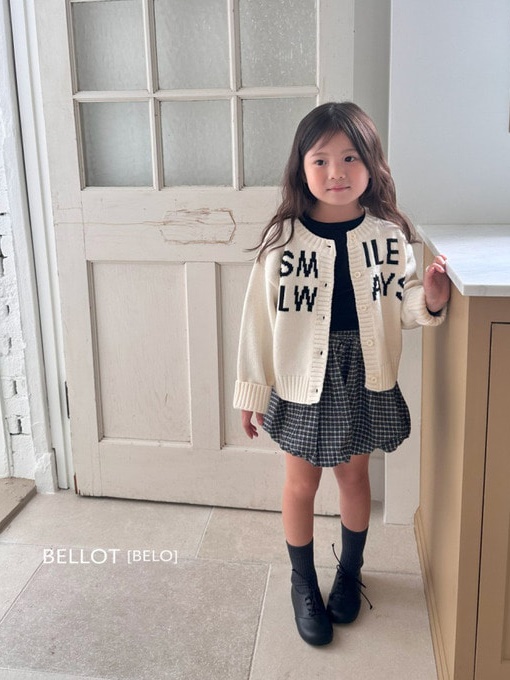 Lettering Cardigan