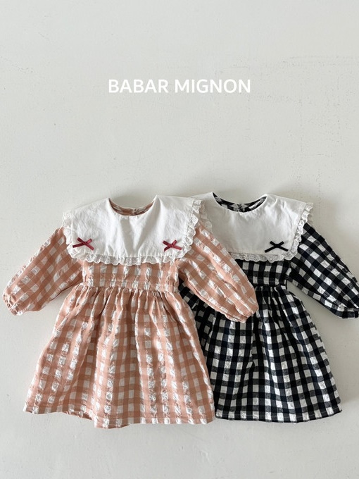 Big Collar Ribbon One-piece
