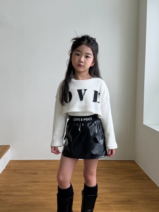 OVE Crop Knit Pullover