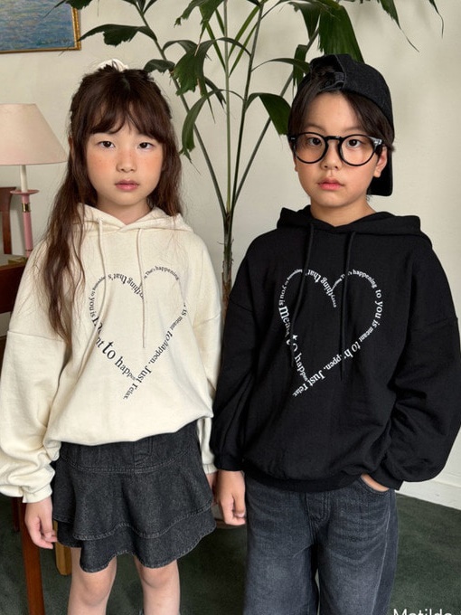 Heart Lettering Hoodie