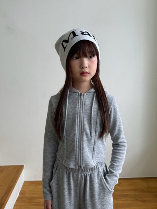 Piping Hood Zip-up