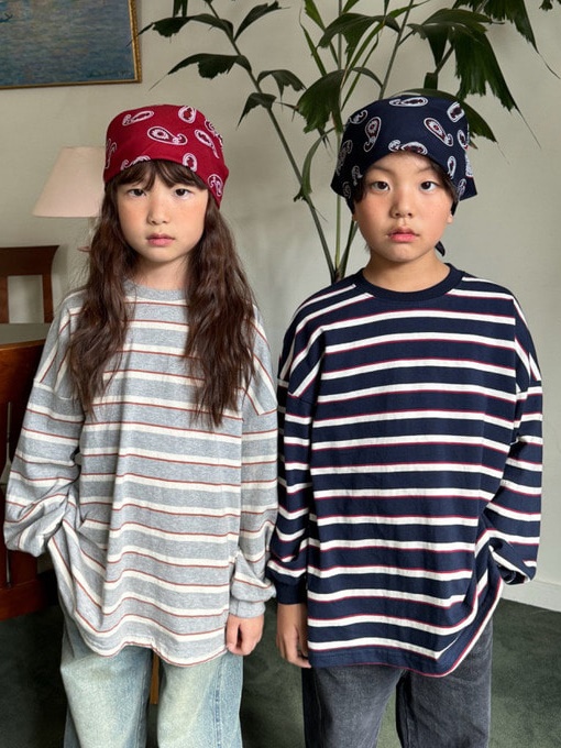 Overfit Stripe Tee