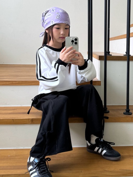 Ribbon Piping Pants