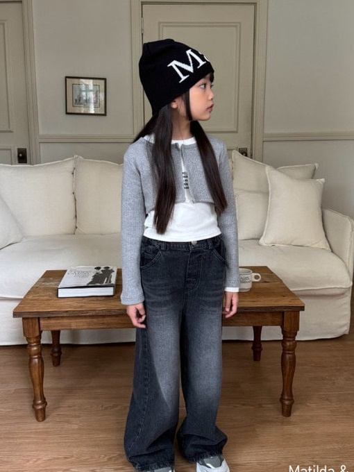 Rib Crop Cardigan