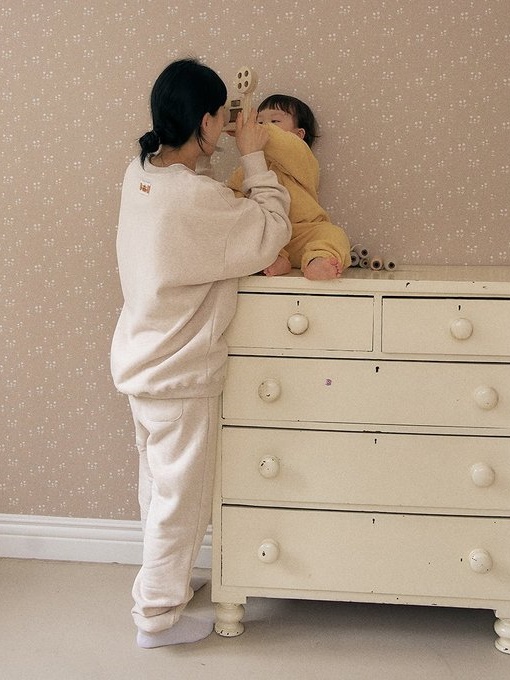 Adult Pog Fleece Top Bottom Set
