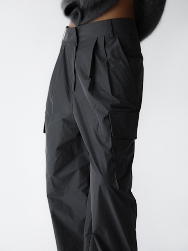 Nylon Cargon Wide Slacks