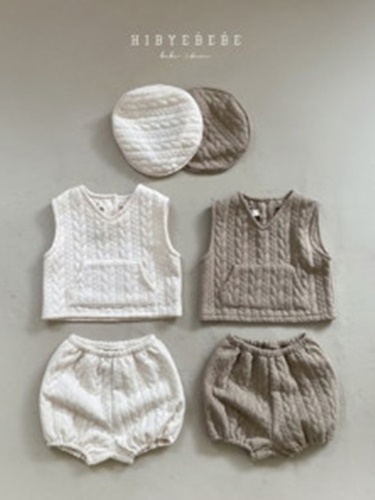 Honey Twist Vest Set