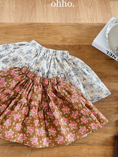 Romantic Shirring Skirt