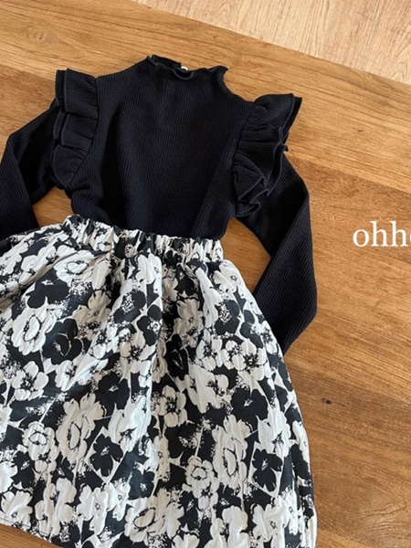 Flower Volumn Skirt
