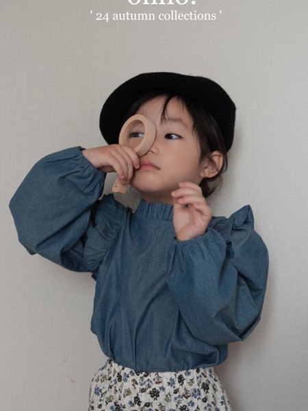 Denim Wing Blouse