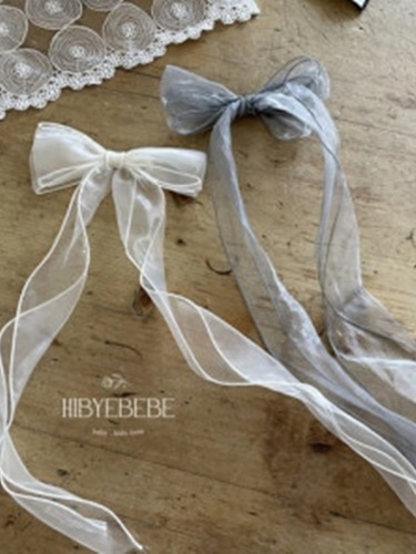 Organza Long Ribbon Hairpin