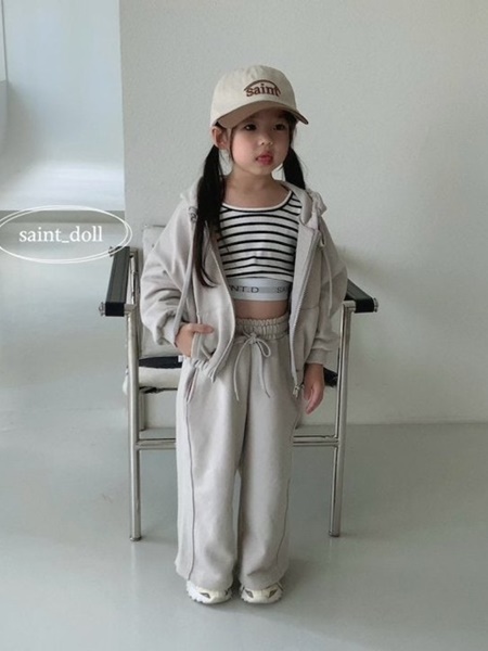 Side Slit Wide Pants with Mom