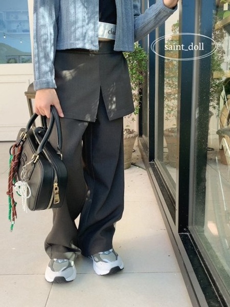 Wrap Skirt Pants