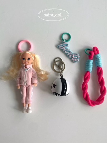Pink Barbie Keyring