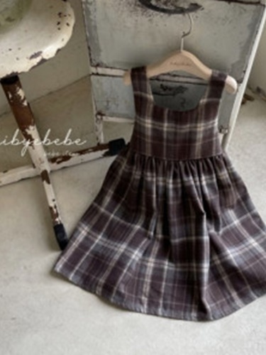 Brownie Check One-piece