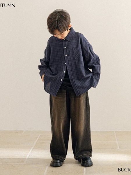 Teen Wide Denim Pants