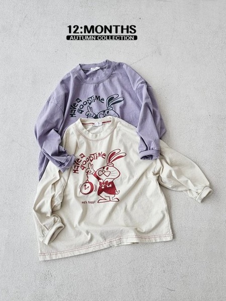 Rabbit Clock Tee with Mom