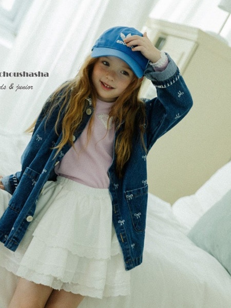 Ribbon Denim Jacket