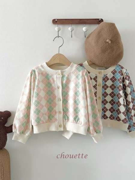 Jacquard Knit Cardigan
