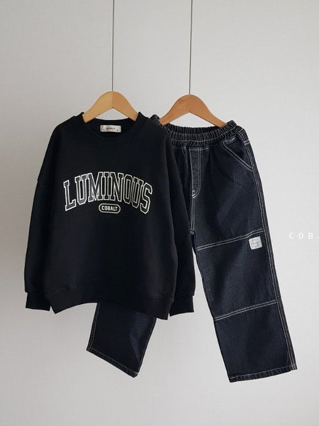 Black Work Denim Pants