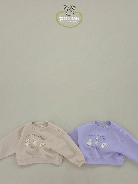 Semi Crop Bunny Sweatshirts