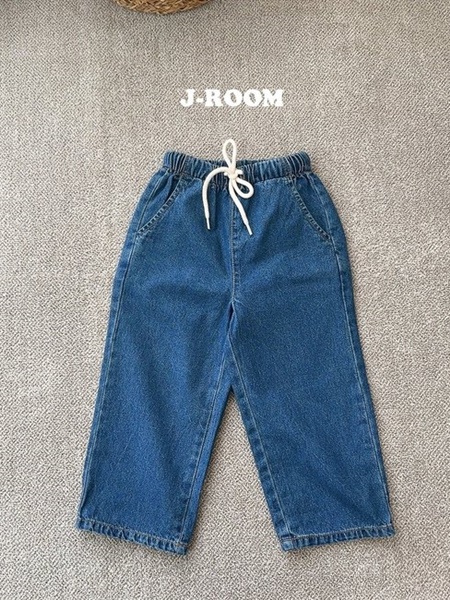 String Straight Jeans