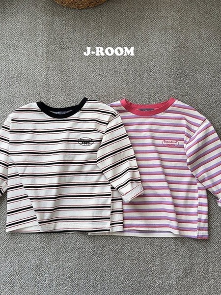 Multi Embroidery Stripe Tee