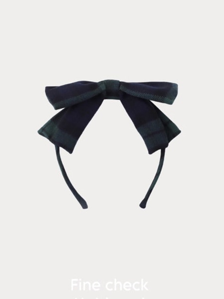 Fine Check Hairband