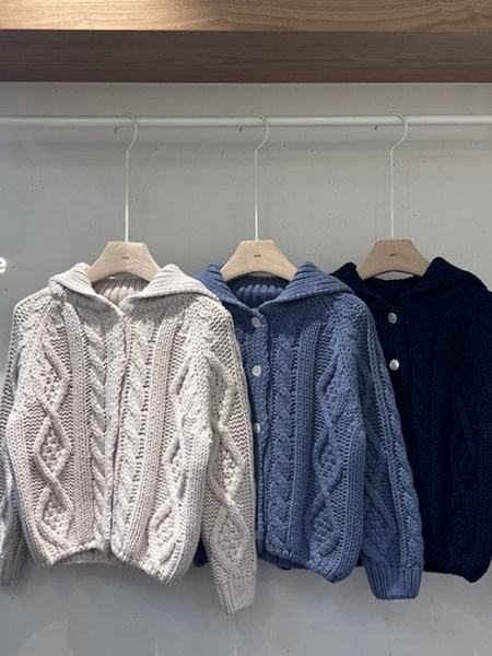 Fisher Collar Cardigan