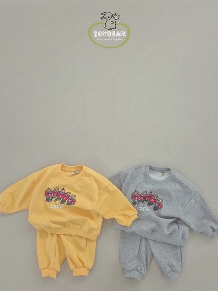 Beaver Crew Top Bottom Set