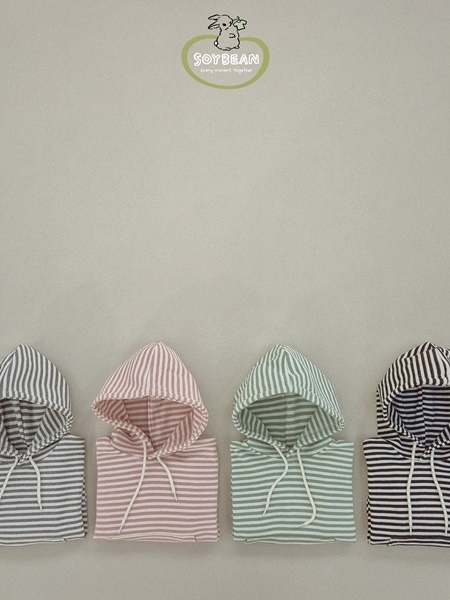 Stripe Hood Top