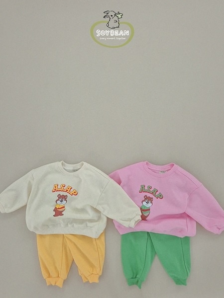 Cartoon Bear Top Bottom Set