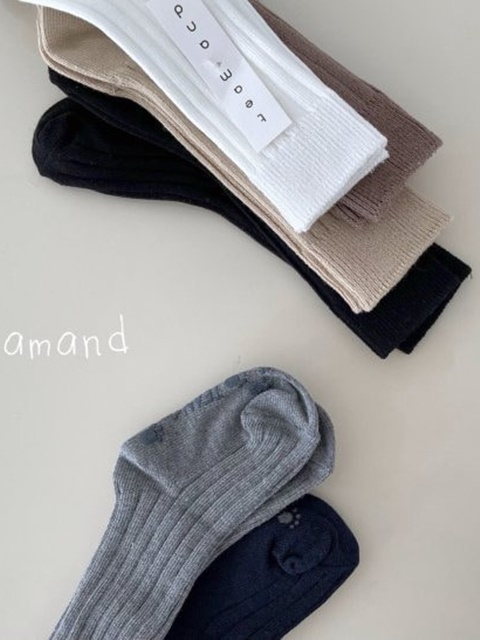Rib Knee Socks
