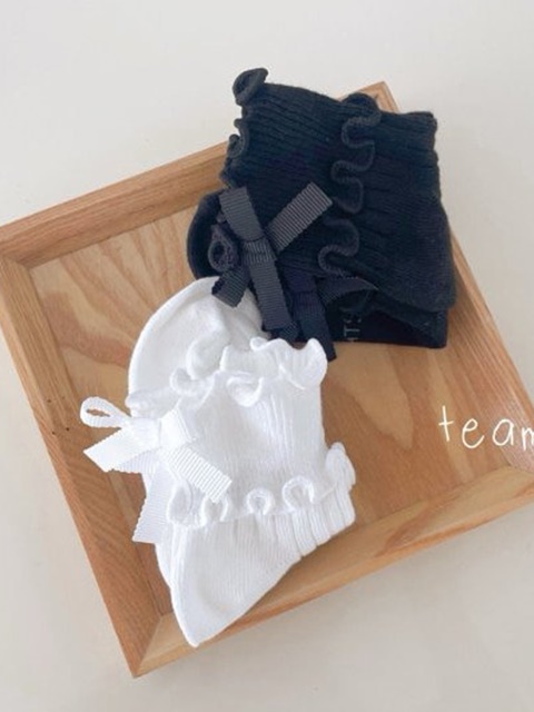 Two Ribbon Socks (set of 2)