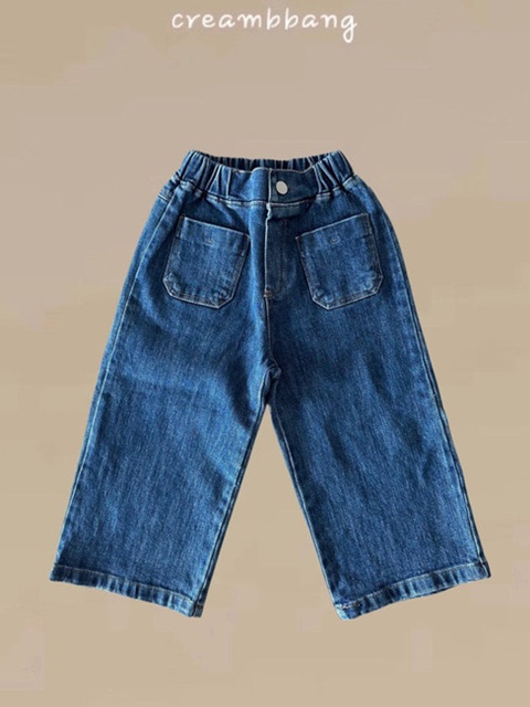 Half Open Denim Pants