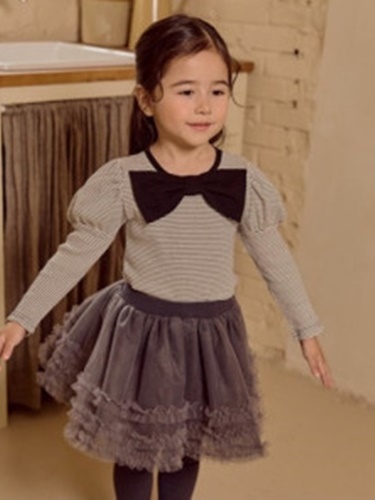 Stripe Ribbon Tee