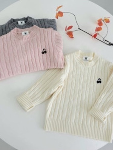 Cherry Knit Pullover