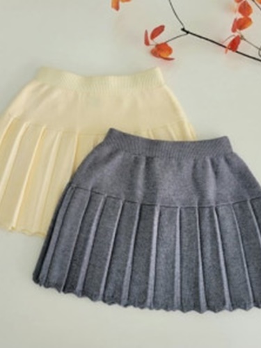 Acordian Knit Skirt