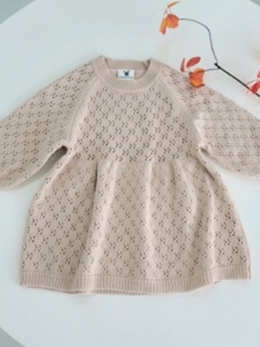Eyelet Knit One-piece