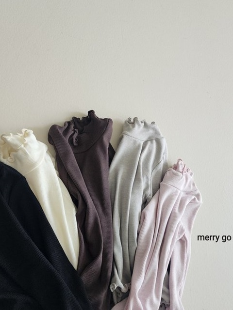 Jelly Rib Half Turtleneck Tee