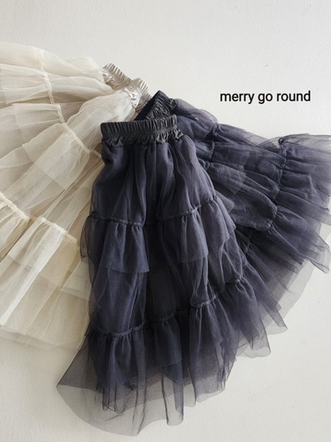 Frill Mesh Skirt