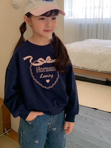 Heart Embroidery Sweatshirts