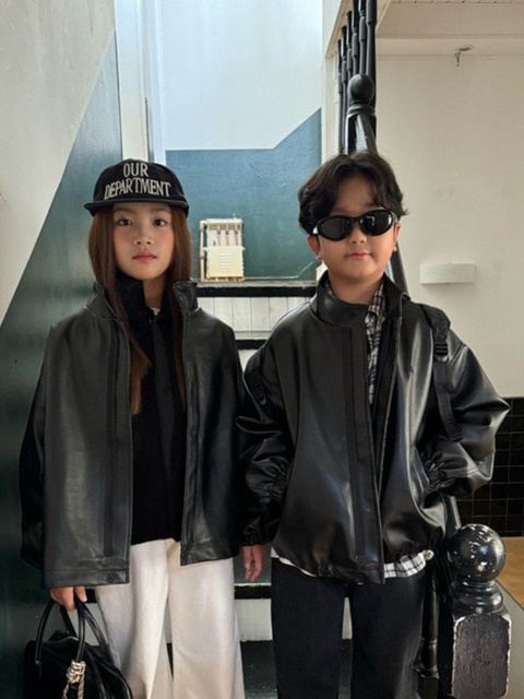 Leather Blouson
