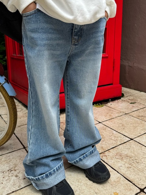 Part Wide Bootscut Pants