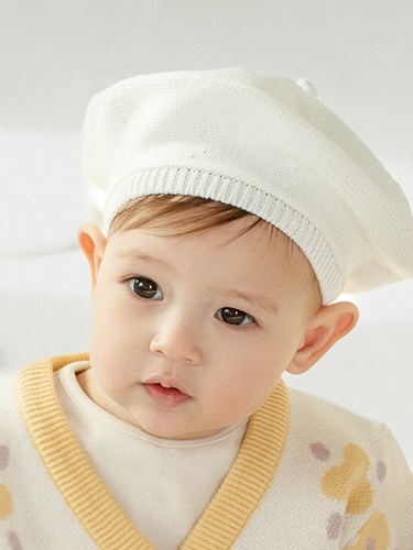 Chouchou Knit Baby Beret