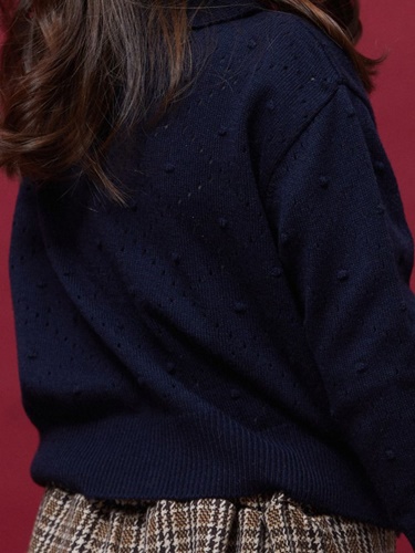 Diamond Frill Knit Top