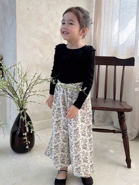 Cotton Flower Pants