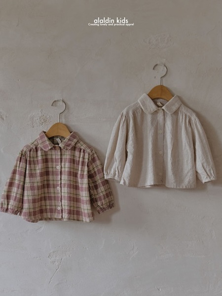 Collar Shirring Blouse