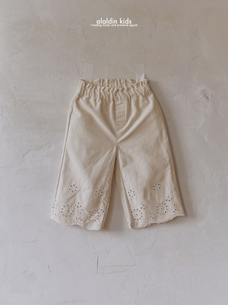 Embroidery Punching Pants